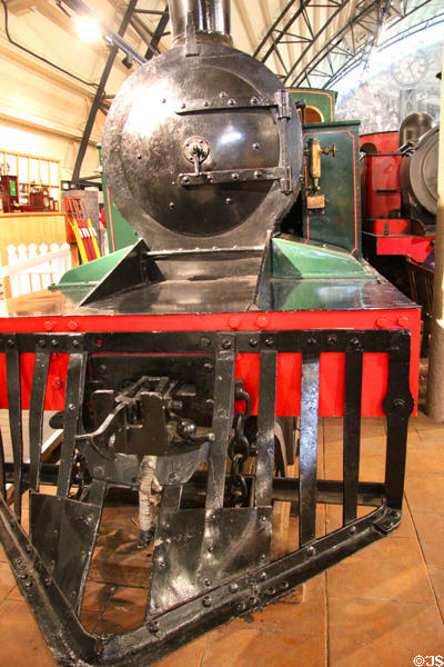 C&LR 4-4-0T steam locomotive no. 2 "Kathleen" (1884) at Ulster Transport Museum. Belfast, Northern Ireland.