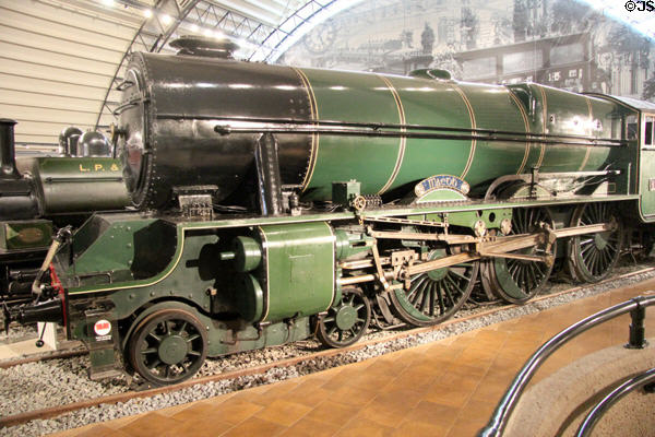Great Southern Railways steam locomotive no. 800 'Maedb' (1939) at Ulster Transport Museum. Belfast, Northern Ireland.