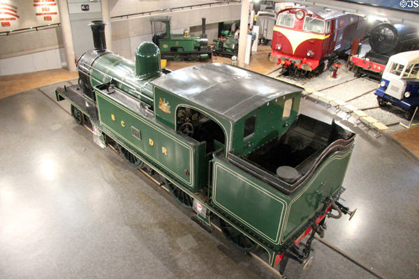BCDR 4-4-2T steam locomotive no. 30 (1901) at Ulster Transport Museum. Belfast, Northern Ireland.