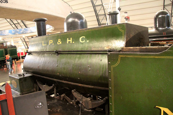 LP&HC 0-6-0T steam locomotive (1891) at Ulster Transport Museum. Belfast, Northern Ireland.