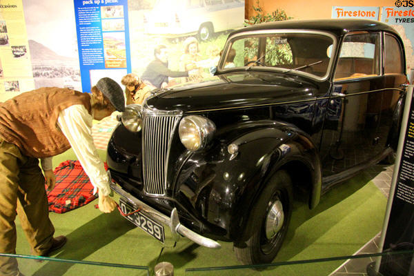 Lanchester Ten car (1952) at Ulster Transport Museum. Belfast, Northern Ireland.
