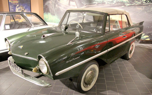 Amphicar (1967) by Quandit Group of Lübeck, Germany at Ulster Transport Museum. Belfast, Northern Ireland.