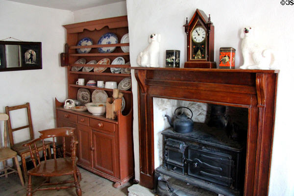Interior of Mountjoy Post Office at Ulster American Folk Park. Omagh, Northern Ireland.