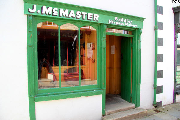 J McMaster Saddler at Ulster American Folk Park. Omagh, Northern Ireland.