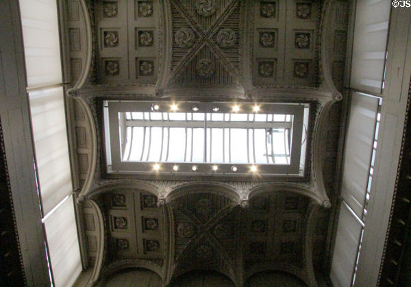 Skylight over room of paintings at Sir John Soane's Museum. London, United Kingdom.