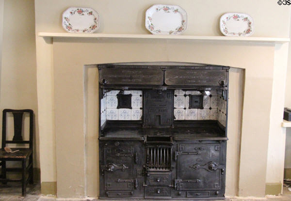 Cast iron Eagle Range (1902) in kitchen at Sir John Soane's Museum. London, United Kingdom.