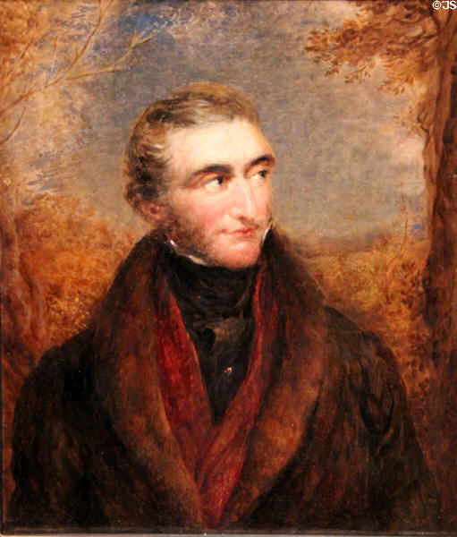 Joseph Mallord William Turner portrait (1836) by John Linnell at National Portrait Gallery. London, United Kingdom.
