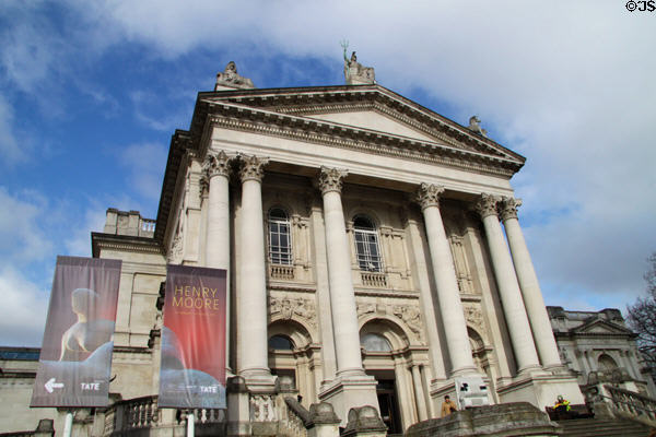 Tate Gallery Britain (1897) architecture. London, United Kingdom.