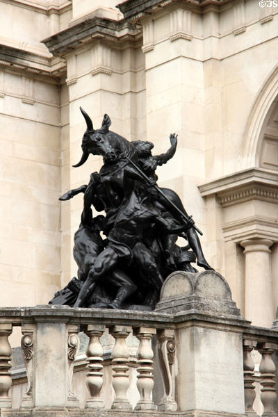 Sculpture outside Tate Britain. London, United Kingdom.