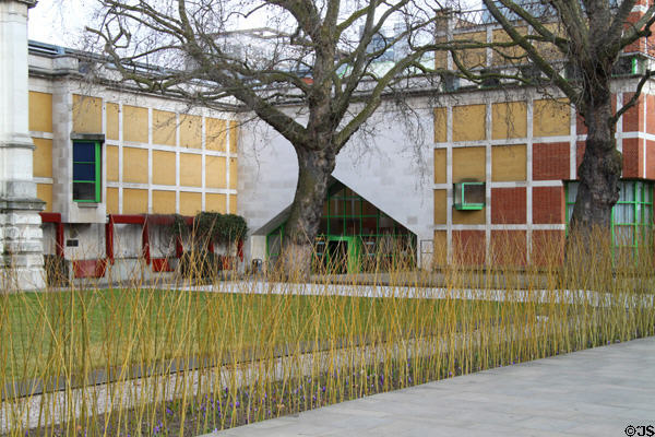 Educational building beside Tate Gallery Britain. London, United Kingdom.