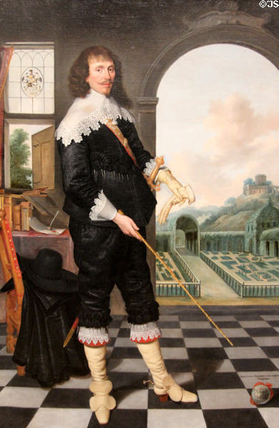William Style of Langley portrait (c1636) by unknown British artist at Tate Britain. London, United Kingdom.