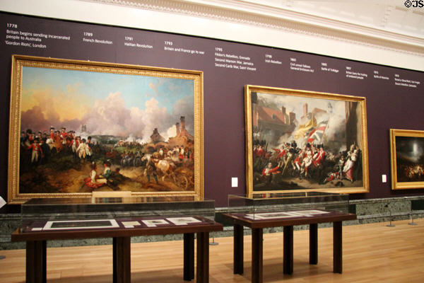 Gallery of British art at Tate Britain. London, United Kingdom.