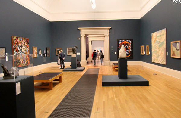 Gallery covering 1910-20s at Tate Britain. London, United Kingdom.