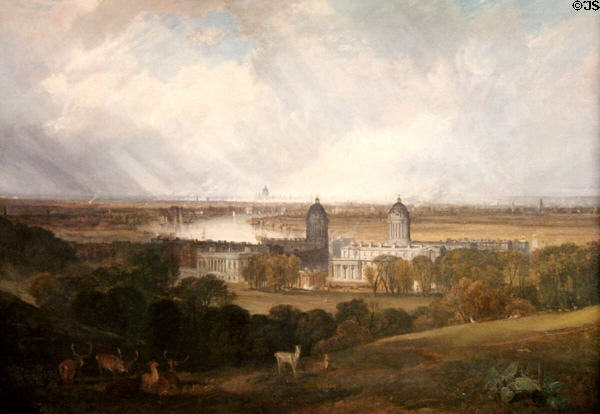 London from Greenwich Park painting (1809) by Joseph Mallord William Turner at Tate Britain. London, United Kingdom.