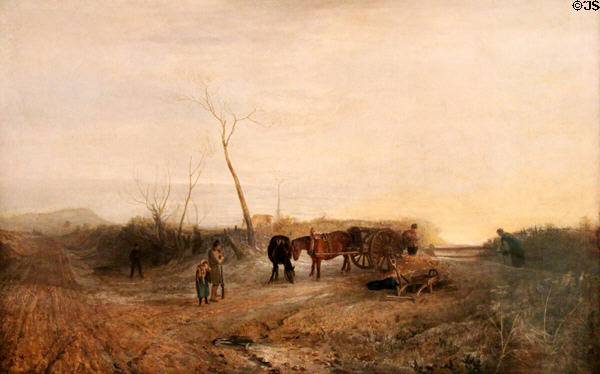 Frosty Morning painting (1813) by Joseph Mallord William Turner at Tate Britain. London, United Kingdom.