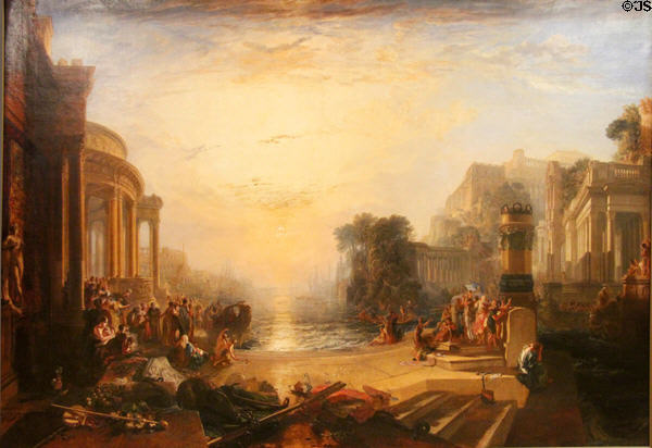 Decline of the Carthaginian Empire painting (1817) by Joseph Mallord William Turner at Tate Britain. London, United Kingdom.
