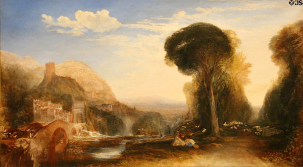 Palestrina - Composition painting (1828) by Joseph Mallord William Turner at Tate Britain. London, United Kingdom.
