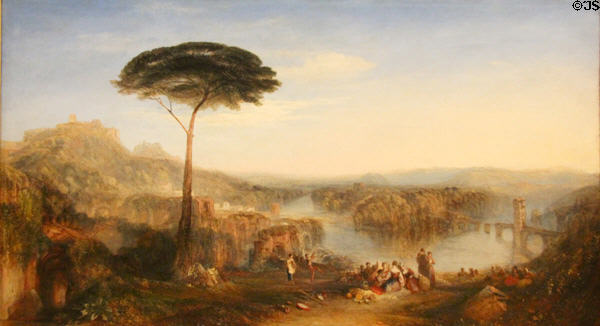 Childe Harold's Pilgrimage - Italy (after poem by Lord Byron) painting (1832) by Joseph Mallord William Turner at Tate Britain. London, United Kingdom.
