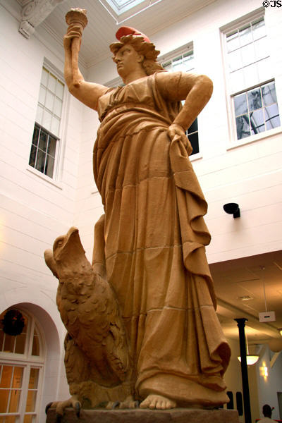 Goddess of Liberty statue (1889) which once stood atop old City Hall. Mobile, AL.