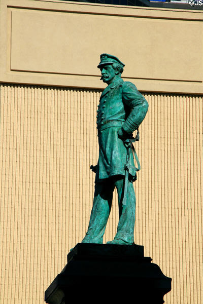 Statue of Raphael Semmes Captain of Confederate Raider CSS Alabama (1862-4). Mobile, AL.