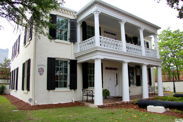 Conde-Charlotte Museum (aka Kirkbride House) (c1822-4) (104 Theater St.) was Mobile's first jail. Mobile, AL. Architect: Peter Hobart. On National Register.
