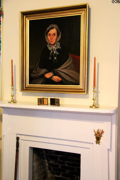 Mrs. Robert Hardy Smith (1786-1856) portrait (c1835) attrib. William Williams at Conde-Charlotte Museum. Mobile, AL.