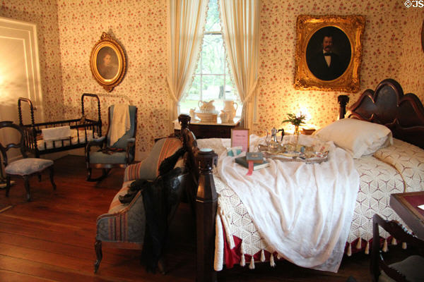 Bedroom at Oakleigh Plantation. Mobile, AL.