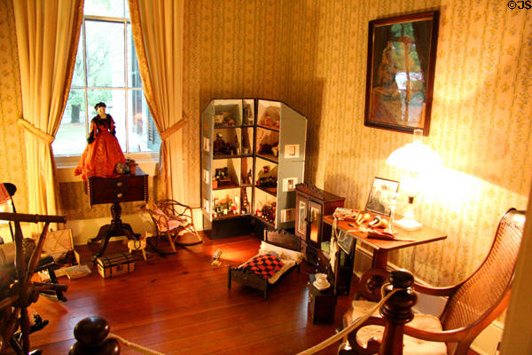 Room with toys at Oakleigh Plantation. Mobile, AL.