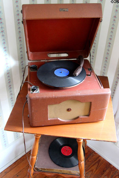 Emerson record player at Clinton Birthplace Home. Hope, AR.