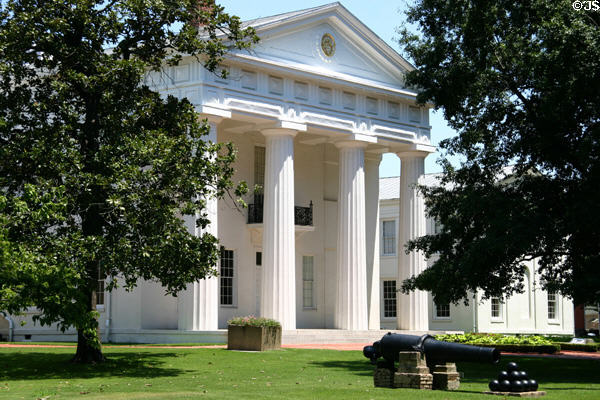 Old Arkansas State House (1833-1845). Little Rock, AR. Style: Greek Revival. Architect: George Weigart & Gideon Shryock. On National Register.