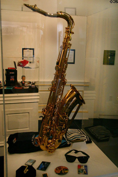President Bill Clinton's saxophone in Old State House Museum. Little Rock, AR.