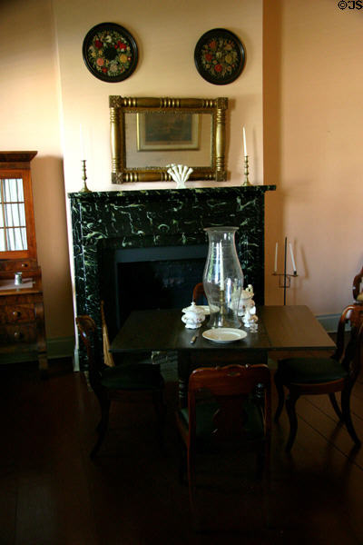Dining room of Robert Brownlee House at Historic Arkansas Museum. Little Rock, AR.