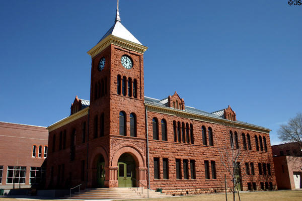 County Courthouse (1894) at Birch & San Francisco. Flagstaff, AZ. Style: Romanesque Revival.