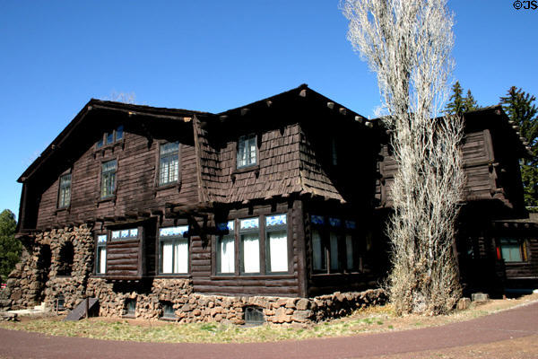 Riordan Mansion (1904) (2 Kinlichi Knoll). Flagstaff, AZ. Style: log. Architect: Charles Whittlesey. On National Register.