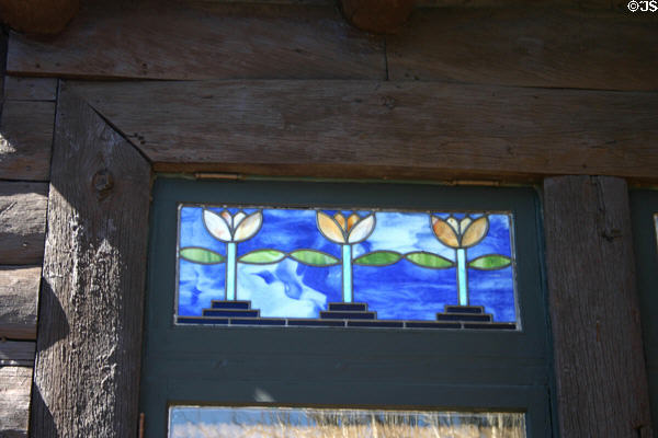 Riordan Mansion stained glass windows. Flagstaff, AZ.