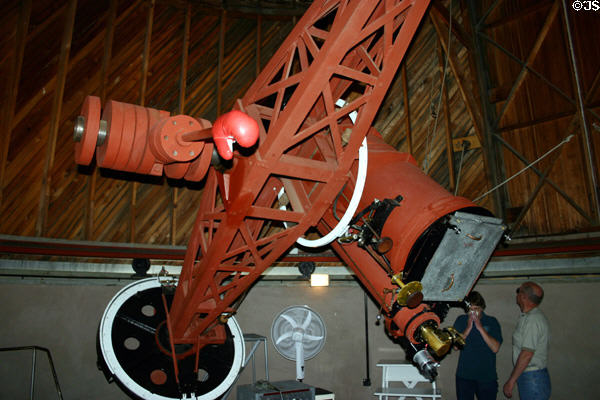 Lowell Observatory small telescope with photo plate unit used in the discovery of planet Pluto. Flagstaff, AZ.