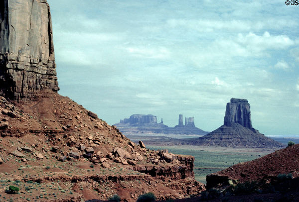 Monument Valley Navajo Nation Park where many Hollywood films made. AZ.