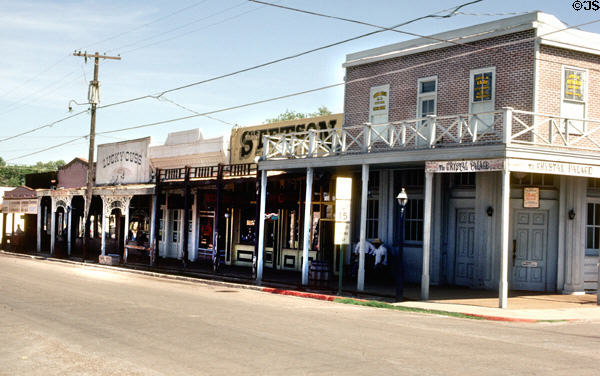 Main street of frontier town. Tombstone, AZ.