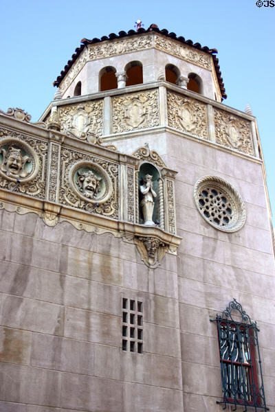 Orpheum Theatre octagonal tower. Phoenix, AZ.