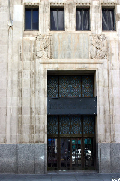 Art Deco doorway (Central & Monroe). Phoenix, AZ.
