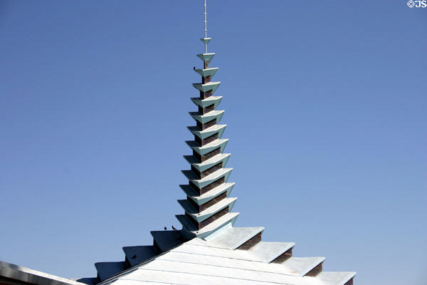 Roof & finial First Christian Church. Phoenix, AZ.