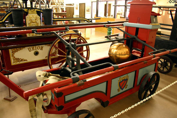 Simpson manual engine (c1820) in Hall of Flame Museum of Firefighting. Phoenix, AZ.