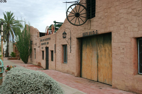 Cavalliere Blacksmith Shop (1920) (3805 N Brown Ave.). Scottsdale, AZ. Architect: Adobe.