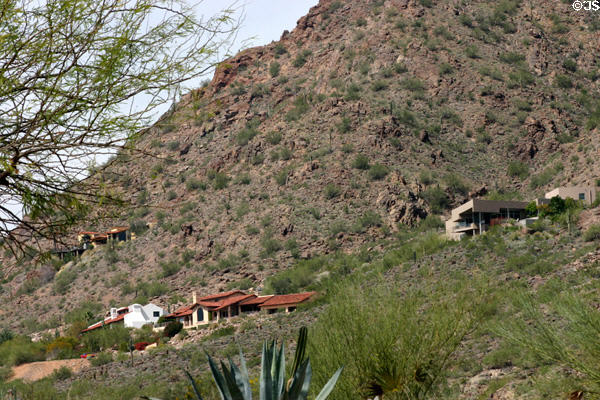 Houses on Camelback Mountain. Phoenix, AZ.