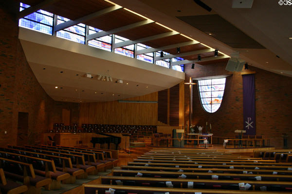 Paradise Valley Methodist Church interior. Phoenix, AZ.