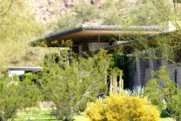 H.C. Price residence (1954) (7211 N Tatum Blvd). Paradise Valley, AZ. Architect: Frank Lloyd Wright.