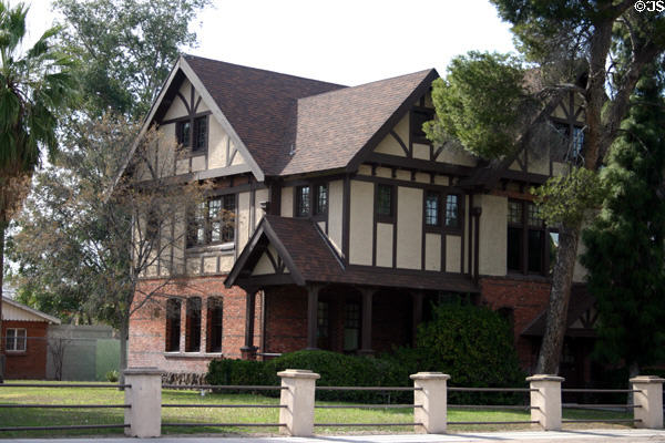 Eliza Ward Rockwell House (1907-8) (405 W. Franklin). Tucson, AZ. Style: Tudor. Architect: Holmes & Holmes.