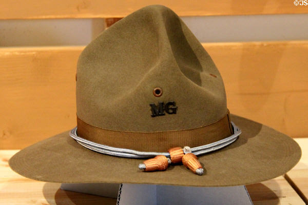U.S. Army campaign hat (1912) at Arizona History Museum. Tucson, AZ.