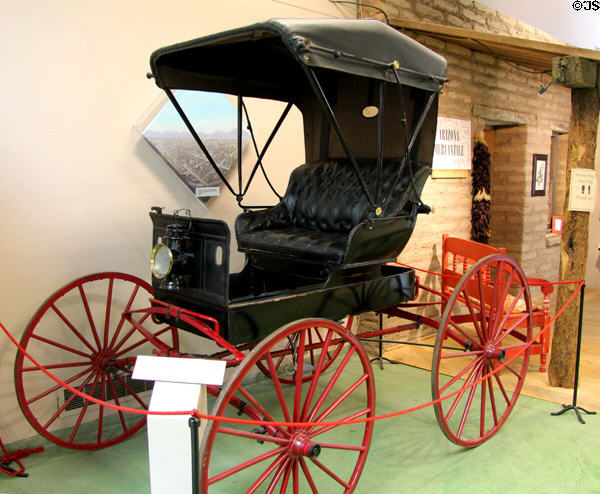 Physician's buggy (c1900) by Hercules Buggy Co. at Arizona History Museum. Tucson, AZ.