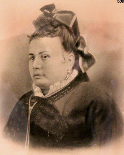 Photo of Jesusita Suarez de Carrillo, first wife of Leopoldo Carrillo at Sosa-Carrillo-Frémont House. Tucson, AZ.